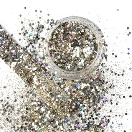 Nail Glitter - Silmäisku - Hexagon - 36