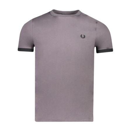 Fred Perry, T-shirt Grijs Grijs, Heren, Maat:M,Katoen
