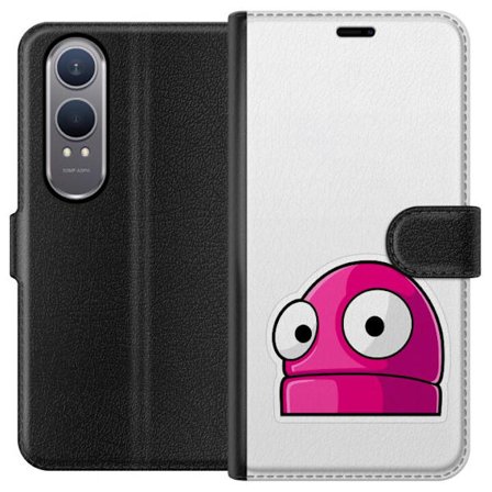 Kompatibel Tegnebogsetui til OnePlus OnePlus Nord CE4 Lite Rosa tegneseriefigur med store øjne i legende og humoristisk stil