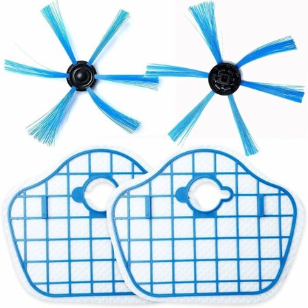 Sidebørste og HEPA-filter til Philips Robot FC8013 FC8774 FC8772 FC8776 Støvsuger Reservedele