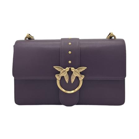 Pinko, Shoulder Bags Paars, Dames, Maat:ONE Size