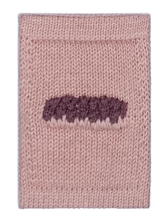 Knitted Letter Slash, Rose Home Kids Decor Decoration Accessories-details Pink Smallstuff