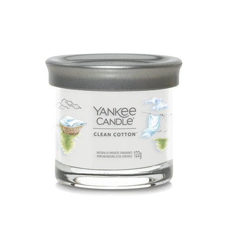Yankee Candle Signature Tumbler Candles Clean Cotton 122g - Candela Profumata
