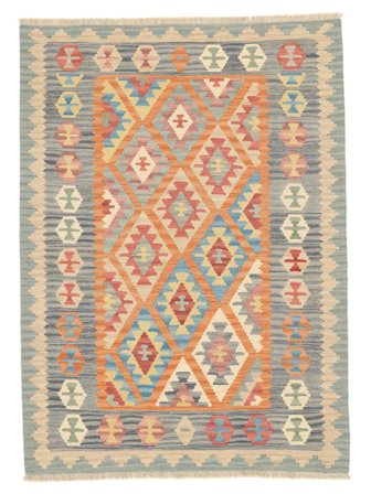 Kelim Ghashghai Matta 128X177 Brun/Orange Persien/Iran