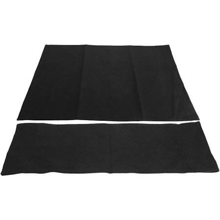 994338 Stol Canvas Cover, 1 Sæt Director Stol Canvas Udskiftningssæde Betræk Hjem Tilbehør Møbler Tilbehør (Sort)