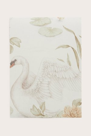 Newbie | Tapettinäyte Lily Swan | Valkoinen