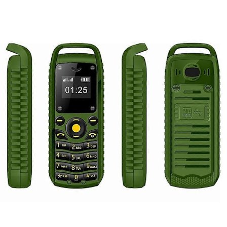 B25 Dual-SIM Mini Bar Telefon 0,66-tommer Skærm 2G GSM Mobiltelefon - [Db]
