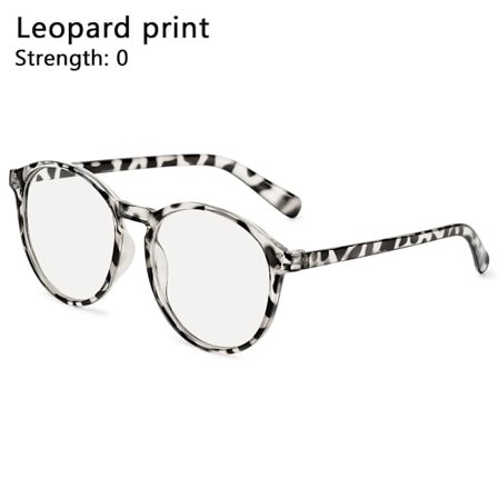 -1.0~-4.0 Myopi Glasögon LEOPARD PRINT STYRKA 0 leopard pris leopard pri-FS1-