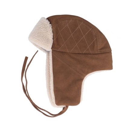 Stetson - Brun trapper Beanie - Bomber Cap Calf Split Trapper @ Hatstore