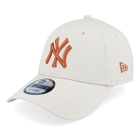 New Era - MLB Beige adjustable Cap - New York Yankees League Essential 9FORTY Stone/Burnt Adjustable @ Hatstore