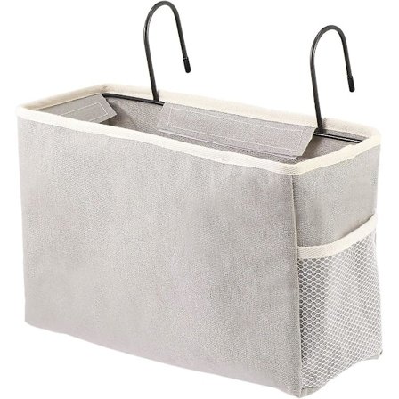 Sängynvierus Säilytystasku Järjestäjä Pidike Säilytysastia Riippuva Järjestäjä Opiskelija-asunnon Sängynlaitoihin Tabletti- ja Lehtiteline (musta) (