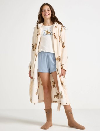 Lindex Robe - Cream - 128