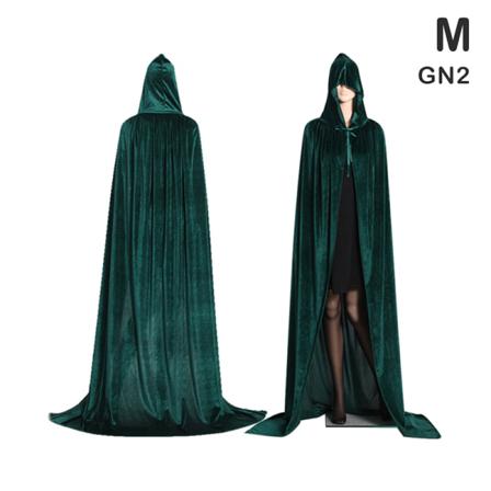 Medeltida Vampyr Hooded Kappa Häxkappor Halloween Kostym