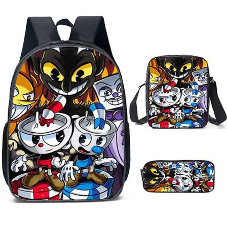Cuphead Cuphead koululaukku reppu oppilaan reppu