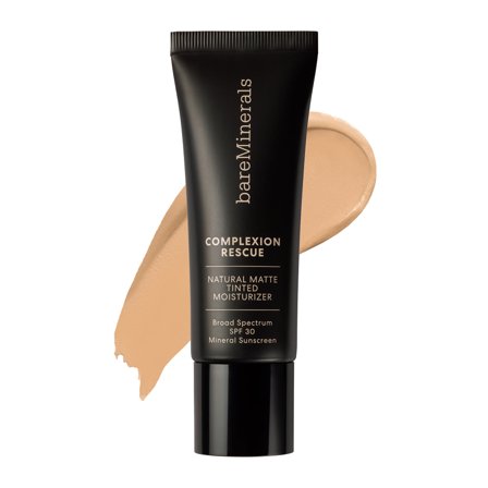bareMinerals Complexion Rescue Natural Matte Tinted Moisturizer SPF30 Natural Pecan 35ml - Fondotinta liquido