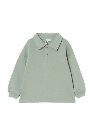 RIKIKI Tröja med krage PUTTE Hoodies & sweatshirts Grön 98/104