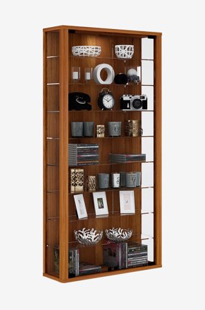 VCM - Vægskab Vitrosa Maxi uden LED - Brun - Hylder & opbevaring - Fra Homeroom