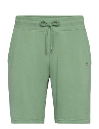 GANT Reg Shield Sweat Shorts - Green - M