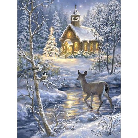 DIY 5D timanttimaalaus puku joulu numero, timanttitaide lumikauris kristalli kirjonta ristipisto taide koristeellinen seinätarra seinäkoriste 30x40cm