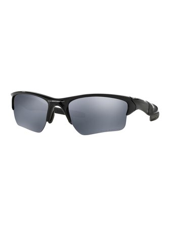 Oakley Half Jacket 2.0 XL Men's Sunglasses with a frame made of plastic in black and plastic lenses in schwarz