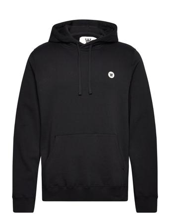 Ash Hoodie Gots Hettegenser Genser Svart Double A By Wood Wood*Betinget Tilbud