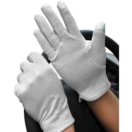 Herrar Körhandskar Sommar UV Solhandskar Halkskydd Pekskärm Bomull