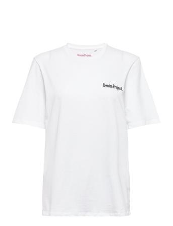 Dpwlea Tee T-shirt Top Hvid Denim Project