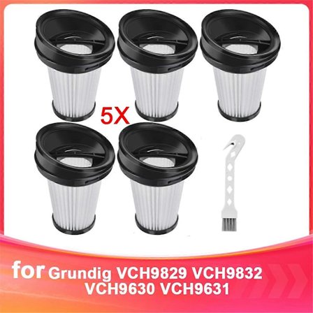 Udskiftningsfiltre til Grundig VCH9829 VCH9832 VCH9630 VCH9631 VCH9632 2 i 1 Ledningsfri og Håndholdt