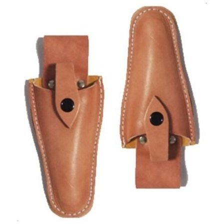 2 ST Läderhölster Verktygshållare med Bälteshållare Väska för Tänger, Sekatörer, Saxar, Kniv eller Trädgård