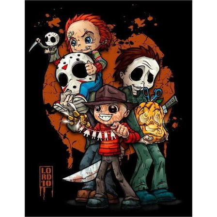 Horror Style Diamond Painting Kit - 5D DIY Diamond Art - Gem Art