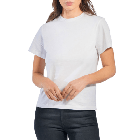 Bread & Boxers Crew-Neck regular Myskläder loungewear Dam Vit XS