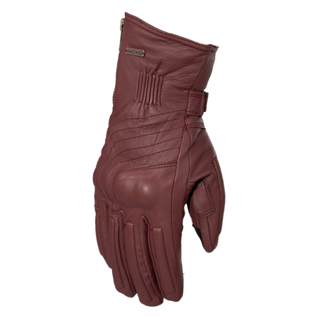 Gants Moto Rusty Stitches Ray Bordeaux M