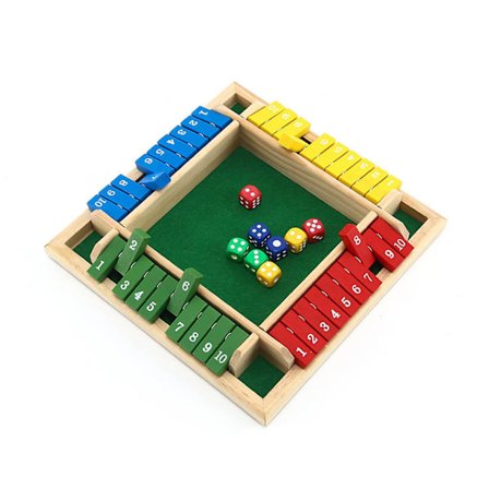 Numero suljettu peli mielenkiintoinen interaktiivinen hauska nelisivuinen 10 numeroa sulje laatikko lautapeli kotiin