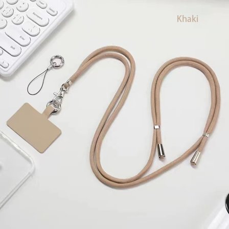 Telefon-snor for nakke eller crossbody, justerbar, utvidbar stropp, anti-tap, personlig og kreativ, stilig kjedetelefondeksel-snor