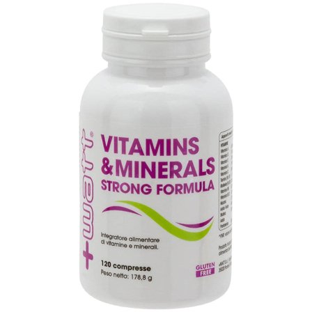 +Watt Vitamins&Minerals Strong Formula 120 Compresse