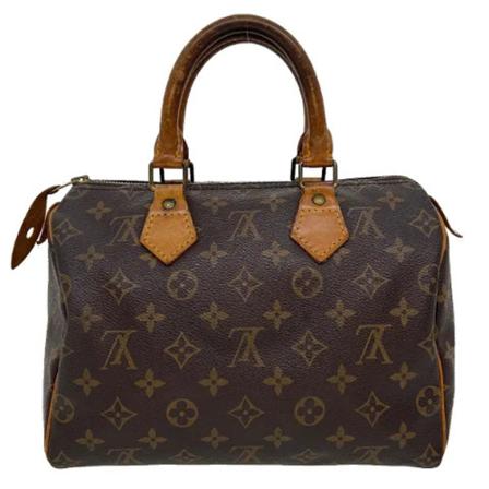 Louis Vuitton Vintage, Pre-owned Speedy 25 Monogram Handbag Bruin, Dames, Maat:ONE Size