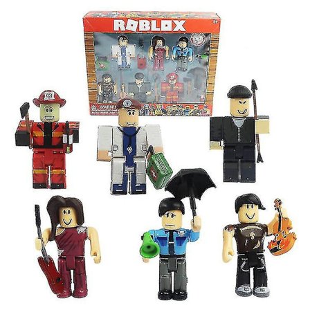 6-9 cm Roblox actionfigurer med rekvisita Tillbehör Barnpussel Pedagogiska leksaker Bygga figursammansättningsspel