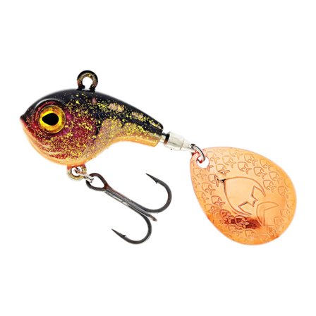 Westin Dropbite Spin Tail Jig 3,2cm, 12g Sinking - Copper Perch