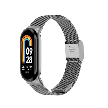 Klockarmband i Metall för Xiaomi Mi Band 8/9