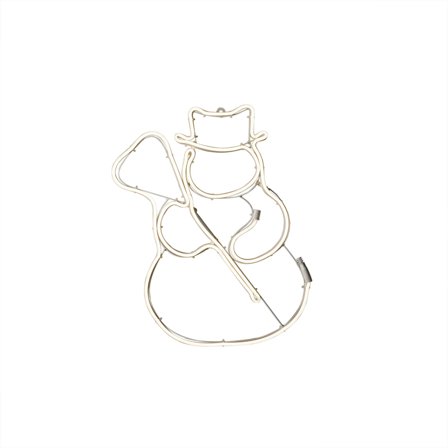 Konstsmide 3099-102 Dekorasjonsbelysning metall snømann, lysslange, IP44, Belysning