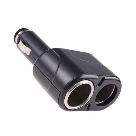 Plastmaterial 12-24v Sigarett-splitter Høy kvalitet, varm vare. (svart)(1 stk)