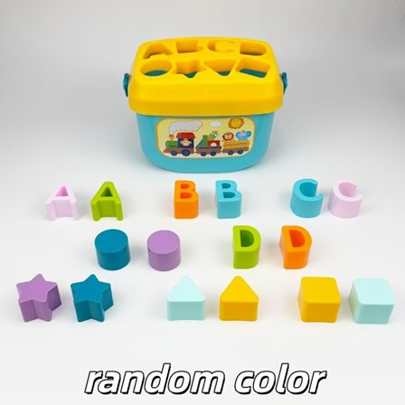 Barneleke for utvikling av formsortering, leker for spedbarn og småbarn, ABC- og formpuslespill, Halloween-, jule- og nyttårsgaver til gutter og 