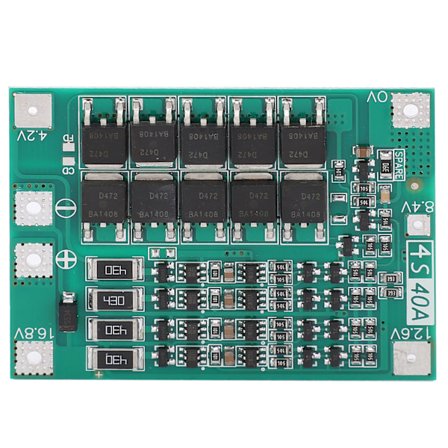 Litiumbatteriskyddskort 4S 40A DC16.8V Balanseringsmodul
