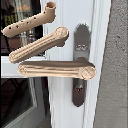 2 stk Anti-kollisjonsbeskyttelse Anti-statisk elektrisitet Dørhåndtakbeskyttelse