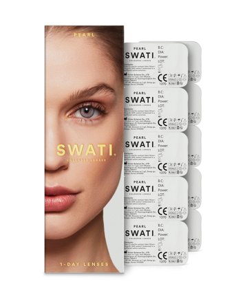 SWATI Cosmetics Pearl 1-Day Lenses (2X5 Pairs) - 30 g