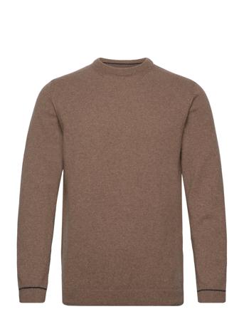 Cameron O-Neck Knit Beige Fat Moose