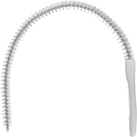 Flexibel 45cm diskbänk rengöringsborste vattenpipa avlopp muddra verktyg vit,