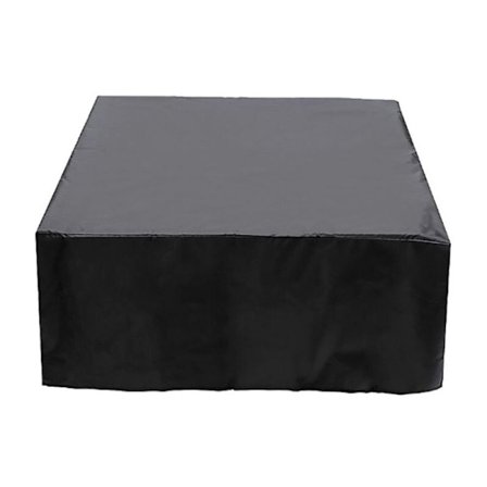 Badekar spa innendørs og utendørs svømmebasseng vanntett og støvtett trekk, bladvernstrekk, bord- og stolbeskyttelsestrekk, sølv, 231231