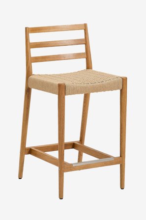 Kave Home - Baarijakkara - analy 2-pack - Beige - Baarituolit & baarijakkarat - - Homeroom