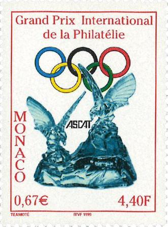 Monaco - Ascat-møde - Postfrisk frimærke